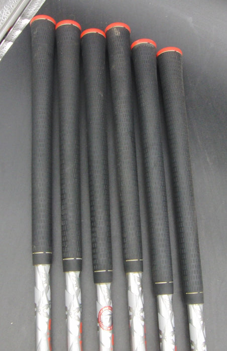 Set of 6x TaylorMade M6 5-PW Irons Stiff Graphite Shafts TaylorMade Grips*