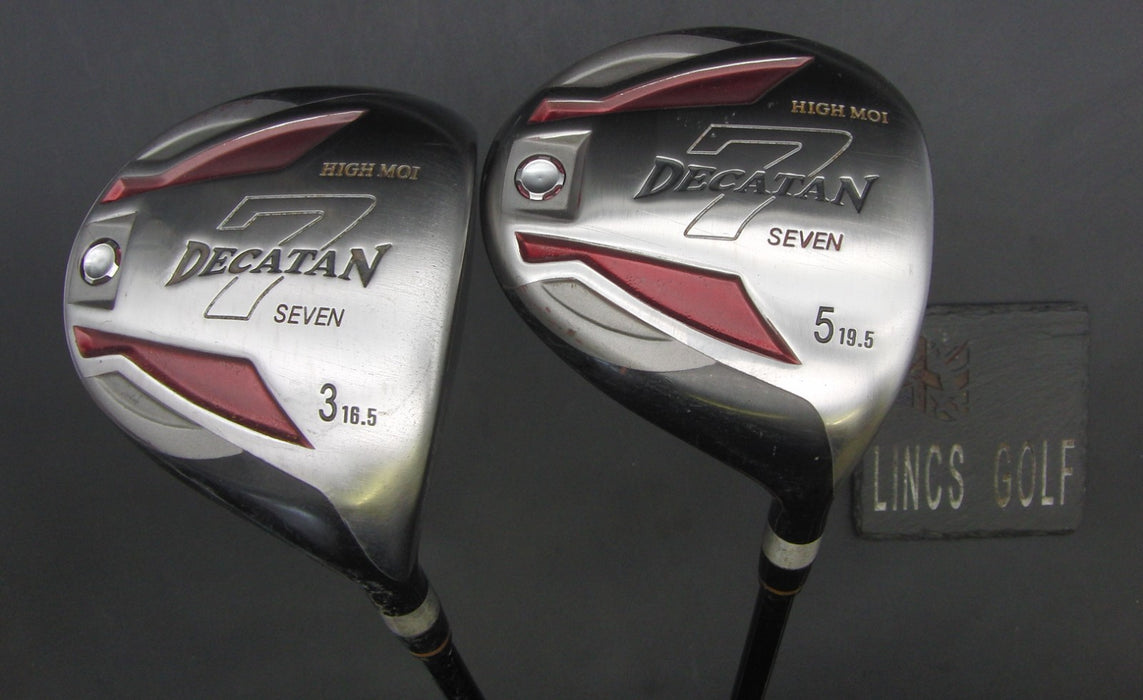 Set of 2 Decatan Seven High Moi 16.5° 3 Wood + 19.5° 5 Wood