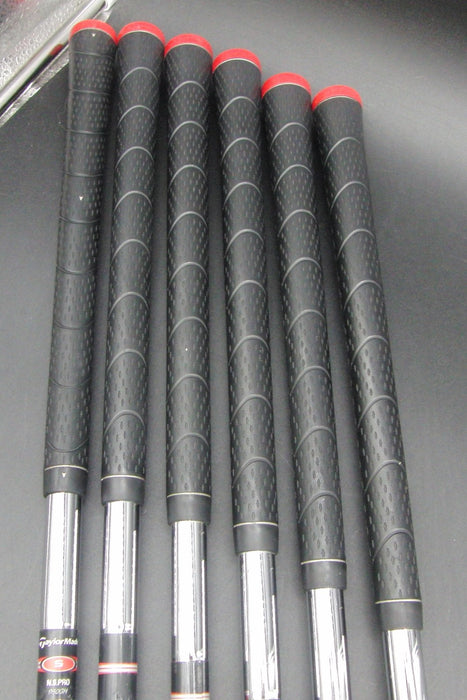 Set of 6x TaylorMade Burner Plus 5-PW Irons Stiff Steel Shafts TaylorMade Grips*