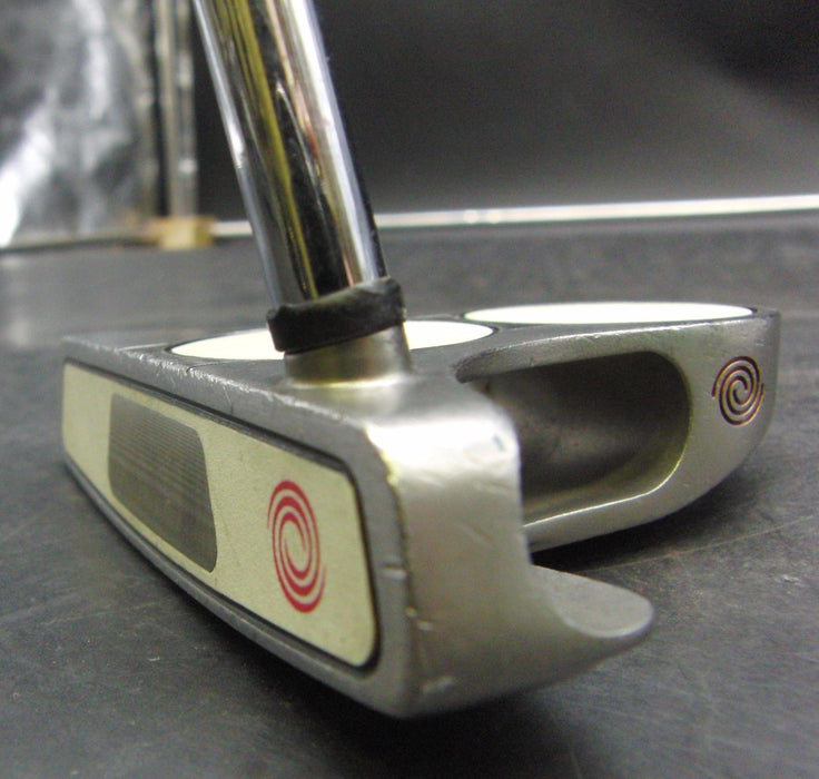 Odyssey White Steel 2-Ball Blade Putter 84cm Length Steel Shaft*