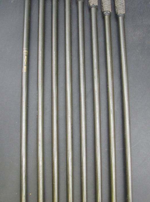 Set of 8x Callaway S2H2 3-PW Irons Firm Flex Graphite Shafts Callaway Grips*