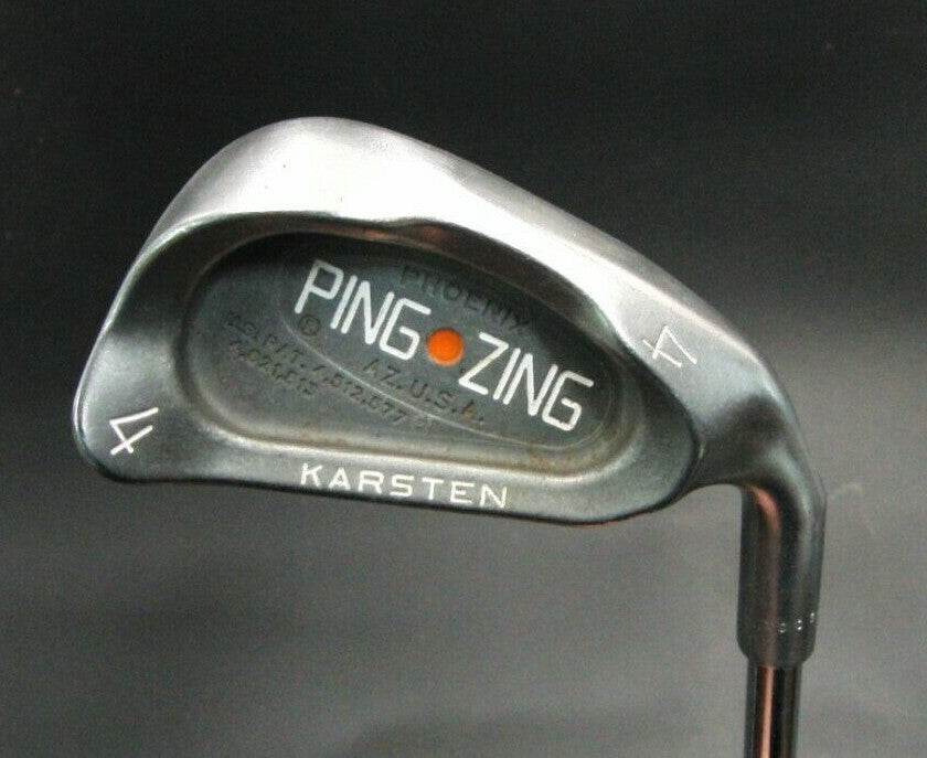 Ping Zing Orange Dot Karsten 4 Iron Regular Steel Shaft GolfPride Grip