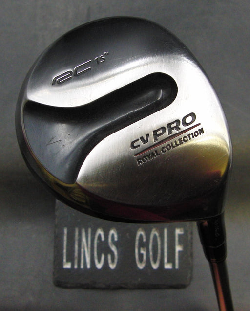 Royal Collection CV Pro 15° 3 Wood Stiff Graphite Shaft Golf Pride Grip