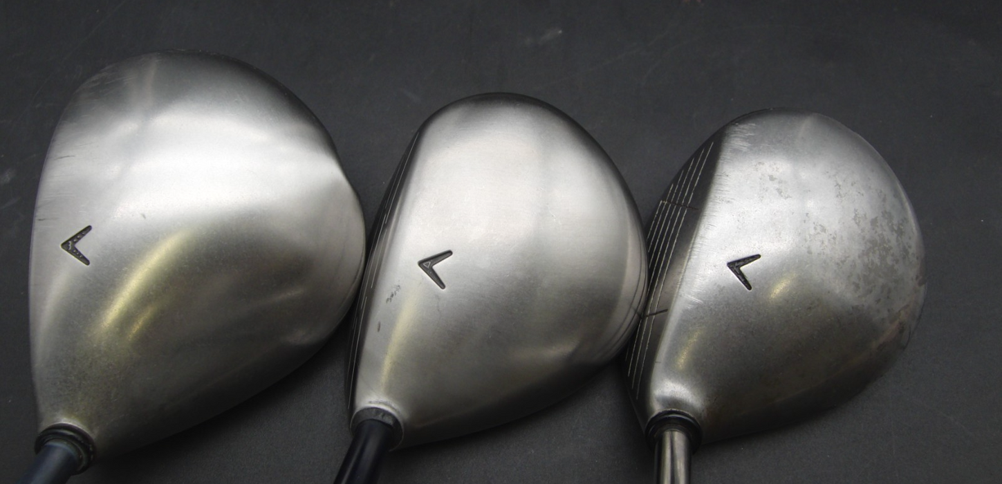 Set Of Callaway Hawk Eye VFT 5-SW+AW Irons + Driver+ 5 Wood + 7 Wood + Putter