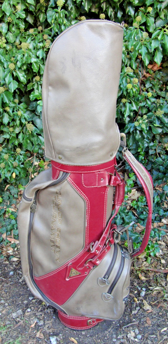 Vintage 6 Division Dunlop Phoenix Tournament Golf Cart Carry Golf Clubs Bag*