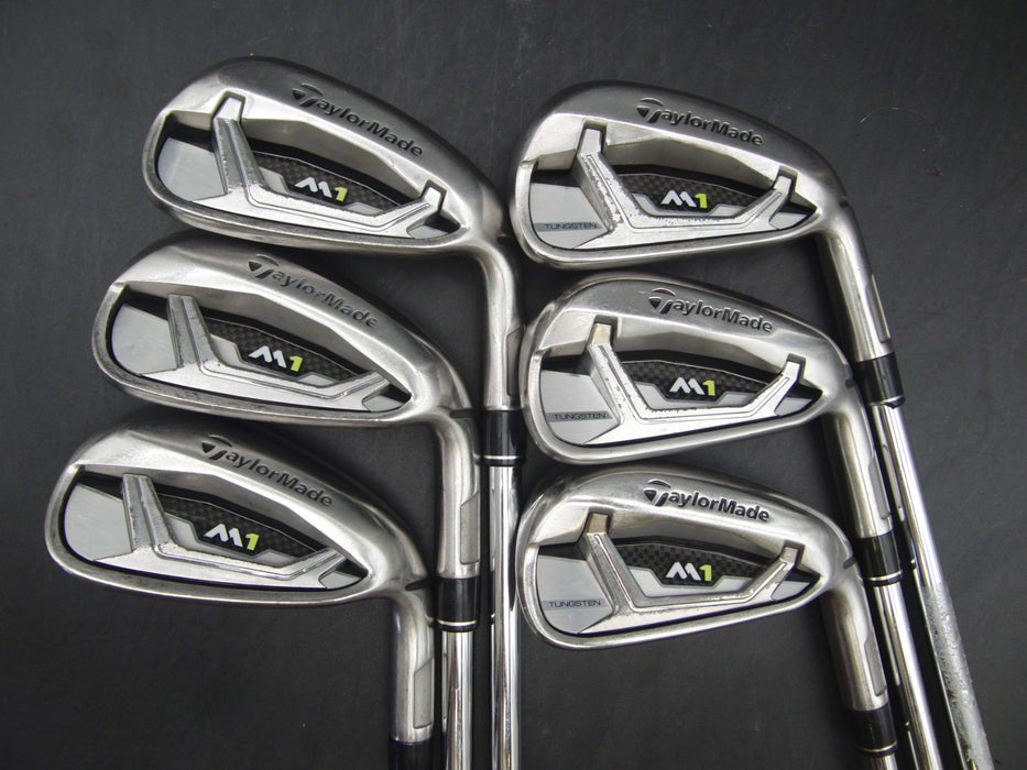 Set of 6x TaylorMade M1 2017 Irons 5-PW Stiff Steel Shafts Nexgen Grips