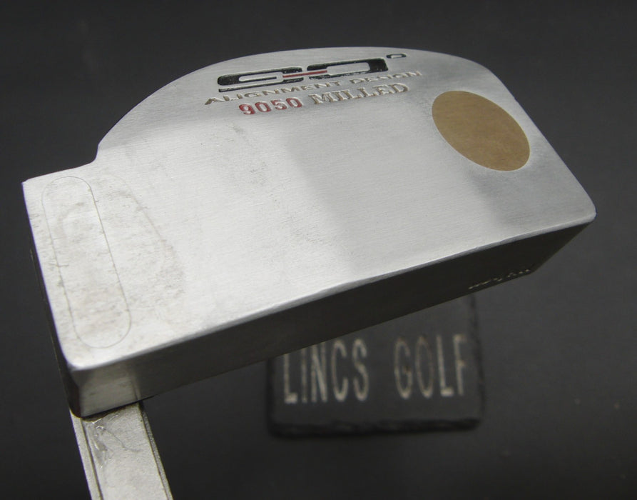 Wilson 9050 Milled Putter Steel Shaft 88cm Length Wilson Grip (Head Wobbles)