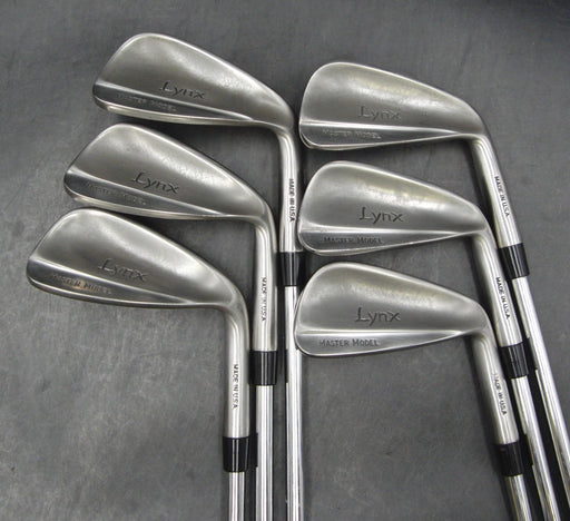 Set of 6 x Lynx Master Model Irons 5-PW Regular Steel Shafts PGM Grips