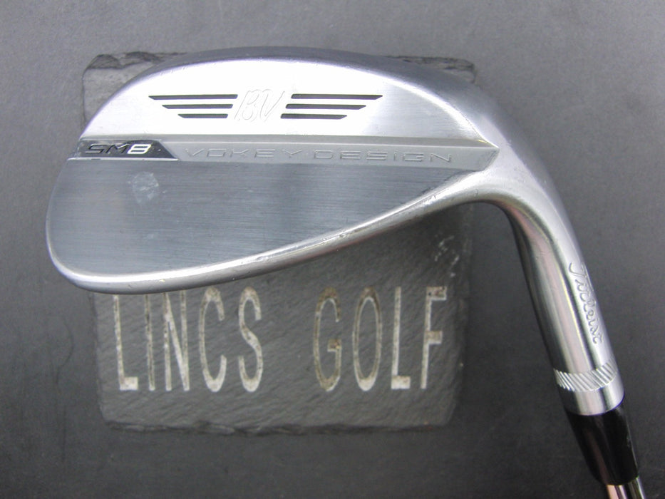 Titleist BV SM8 Vokey Design 56° Sand Wedge Stiff Steel Shaft Golf Pride Grip