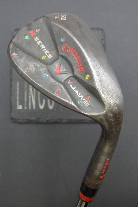 Callaway X Series Jaws 52° Gap Wedge Regular Steel Shaft Iomic Grip