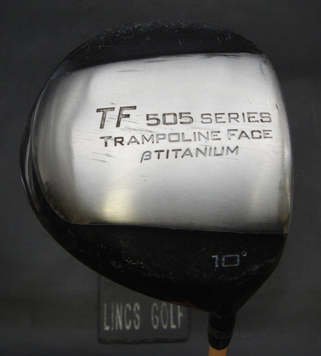 TF 505 Series Trampoline Face Titanium 10° Driver Regular Graphite Shaft