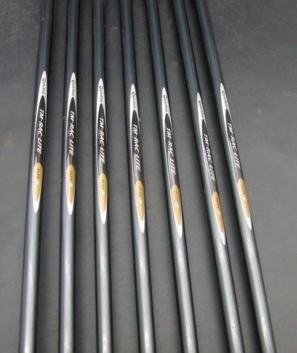 Set of 7x TaylorMade rac OS Irons 5-SW Regular Graphite Shafts with Grips