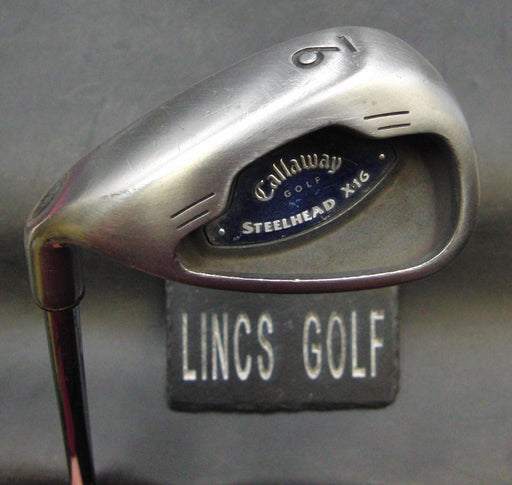 Left-Handed Callaway Steelhead X-16 9 Iron Regular Steel Shaft Callaway Grip