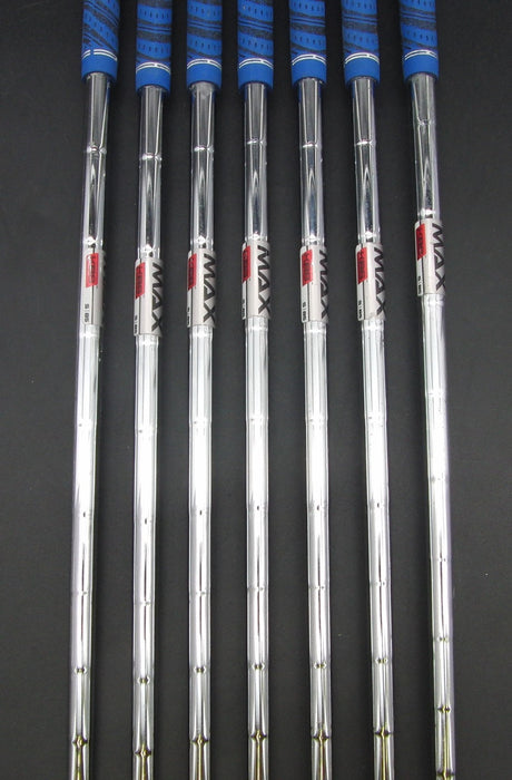 Set of 7x TaylorMade M4 2021 5-PW + AW Irons Stiff Steel Shafts*