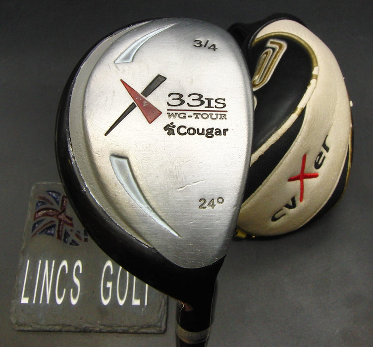 Cougar X 33is 24° Hybrid Regular Graphite Shaft Cougar Grip & cvXer Head Cover