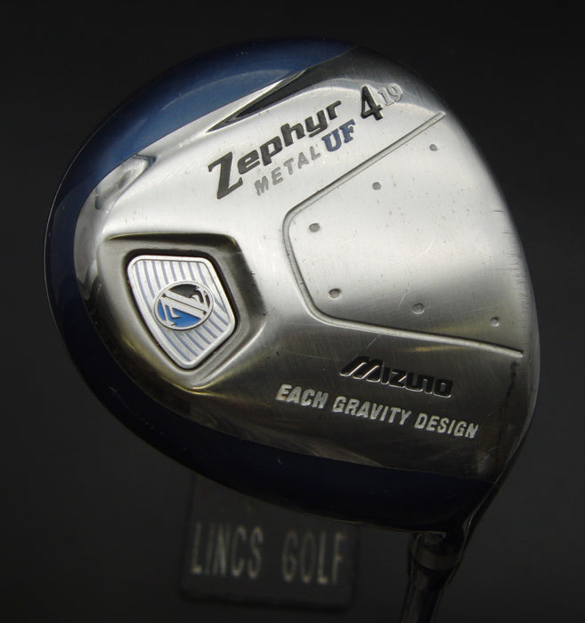 Ladies Mizuno Zephyr Metal UF 19° 4 Wood Ladies Graphite Shaft Mizuno Grip