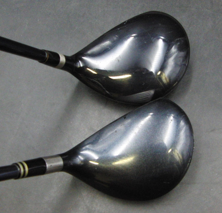 Set of 2 Bridgestone Tour Stage FHT 3 & C500 5 Woods Regular Graphite Shafts