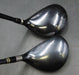 Set of 2 Bridgestone Tour Stage FHT 3 & C500 5 Woods Regular Graphite Shafts
