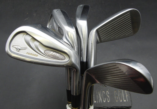 Set of 6x Mizuno JPX AD Forged Irons 5-PW Stiff Steel Shafts Mizuno Grips