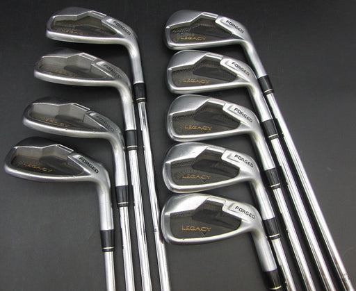 Set of 9x Callaway Legacy 4-SW + AW Irons Stiff Steel Shafts Callaway Grips