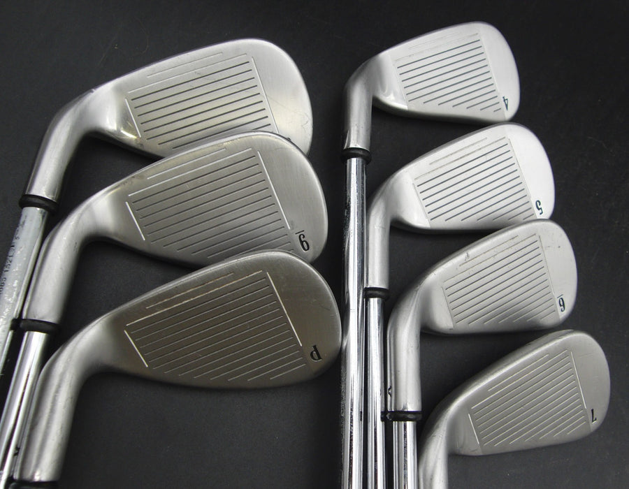Set of 7x Callaway X20 4-PW Irons Uniflex Steel Shafts Callaway Grips*