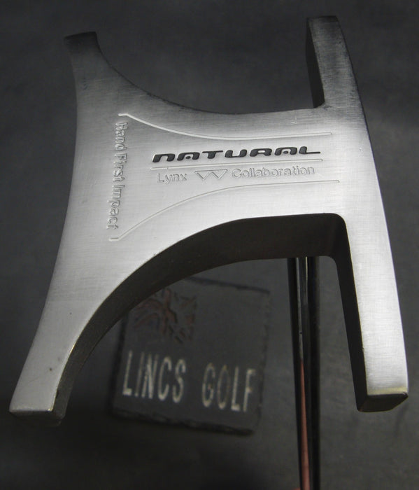 Lynx Natural MM Putter Steel Shaft 92cm Length West Golf Grip