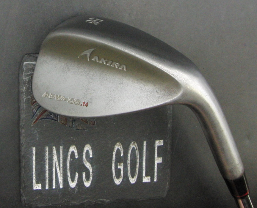 Akira APW-58.14 58° Sand Wedge Regular Steel Shaft Blue Tee Golf Grip