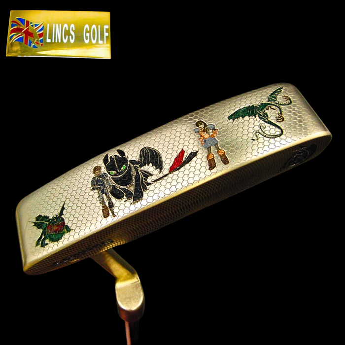 Custom Milled How To Train Your Dragon Themed Ping Anser 3 Putter 87cm Steel
