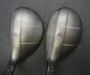 Set of 2 Cobra Baffler Red 25° 5 +28° 6 Hybrids Stiff Graphite Shafts*