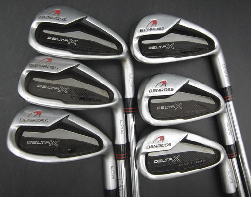 Set of 6x Benross Delta X 239 Irons 5-PW Regular Steel Shafts Benross Grips