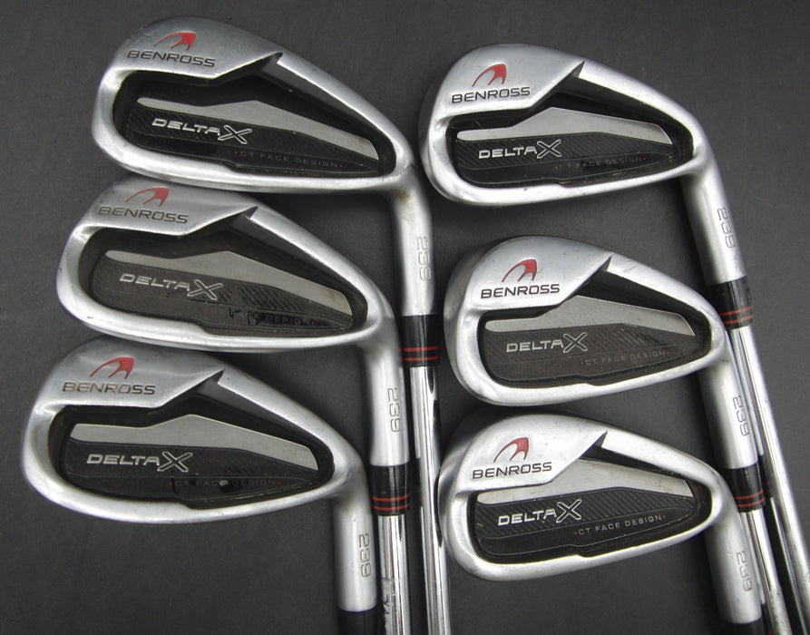 Set of 6x Benross Delta X 239 Irons 5-PW Regular Steel Shafts Benross Grips