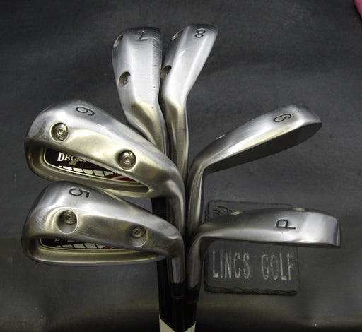 Set of 6 x Decatan Seven Irons 5-PW Regular Graphite Shafts Unbranded Grips