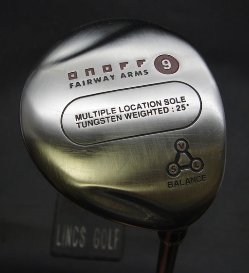 Ladies Onoff Fairway Arms 25° 9 Wood Ladies Graphite Shaft Onoff Grip*