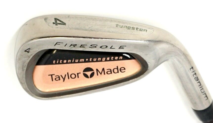 TaylorMade Firesole Tungsten Titanium 4 Iron TaylorMade Stiff Graphite Shaft