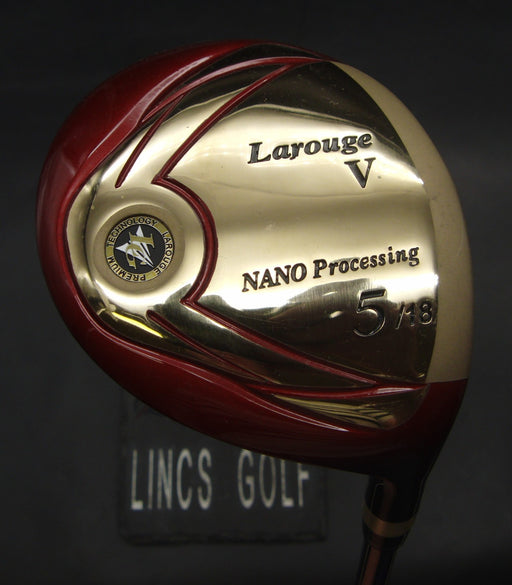 Larouge V Gold Nano Processing 18° 5 Wood Stiff Graphite Shaft Golf Pride Grip