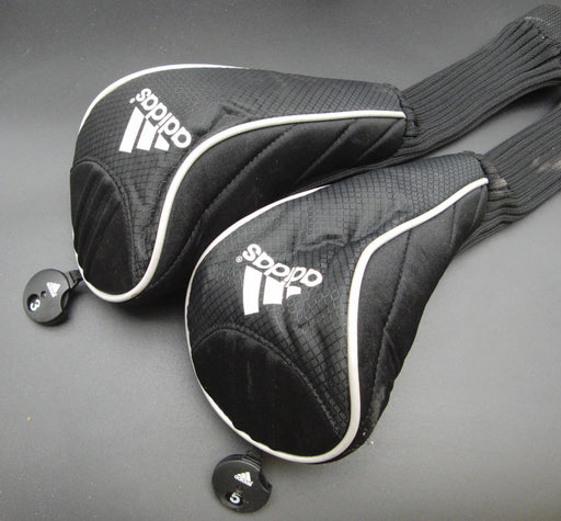 Set of 2 Addidas 3 + 5 Wood Head Covers