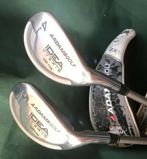 Ladies Set Of 2 x Adams Idea A2 OS Hybrids 4 & 5 Ladies Graphite Shafts