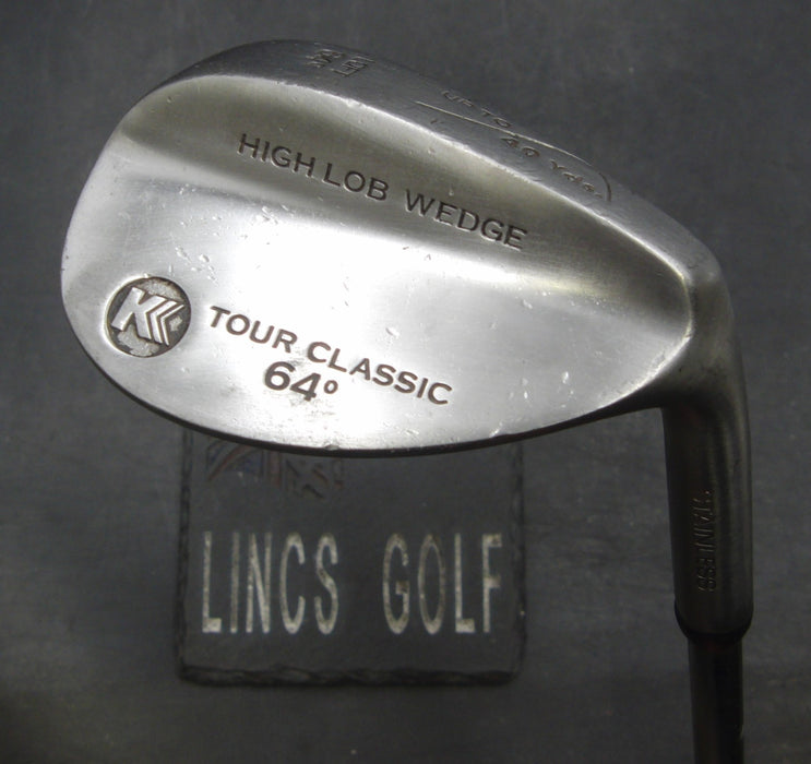 Tour Classic 64° Lob Wedge Stiff Steel Shaft Black Grip