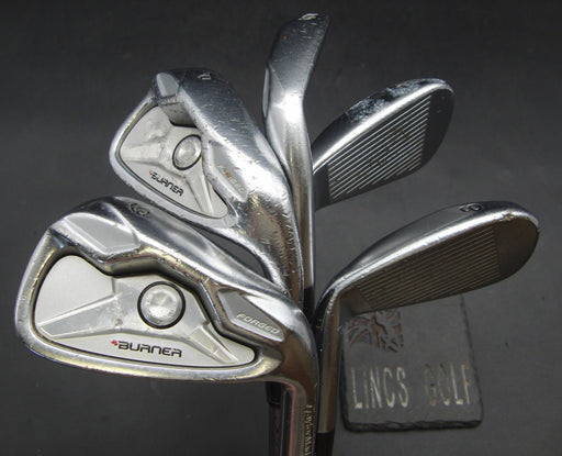 Set of 5x TaylorMade Burner Forged Irons 6-PW Stiff Graphite Shafts Iomic Grips