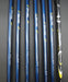 Set of 7x Spalding High Ball Irons 5-PW+GW Stiff Graphite Shafts with Grips*