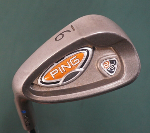 Left-Handed Ping i10 Blue Dot 9 Iron Regular Steel Shaft Ping Grip