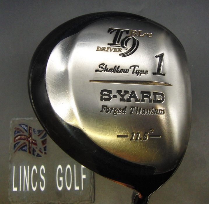 Japanese Seiko S-Yard T9 BL-e 11.5° 1 Driver Regular Graphite Shaft S-Yard Grip