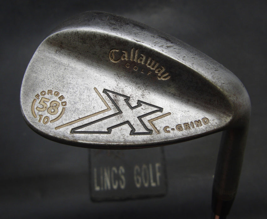 Callaway X C-Grind Forged 58° Sand Wedge Stiff Steel Shaft Golf Pride Grip