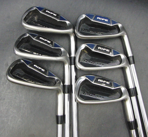 Set of 6 x Rife RX2 Irons 6-SW Regular Steel Shafts Rife Grips