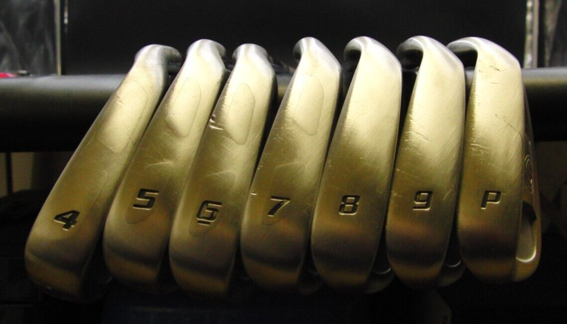 Set of 7 x TaylorMade X-03 Titanium Irons 4-PW Regular Steel Shafts