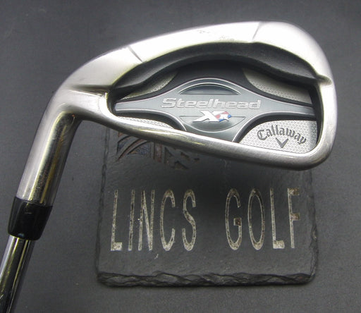 Left-Handed Callaway Steelhead XR 4 Iron Stiff Steel Shaft Golf Pride Grip
