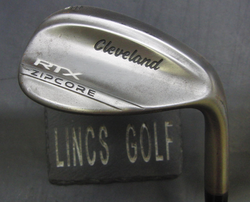 Cleveland RTX Zip Core 58° Sand Wedge Stiff Steel Shaft Golf Pride Grip*