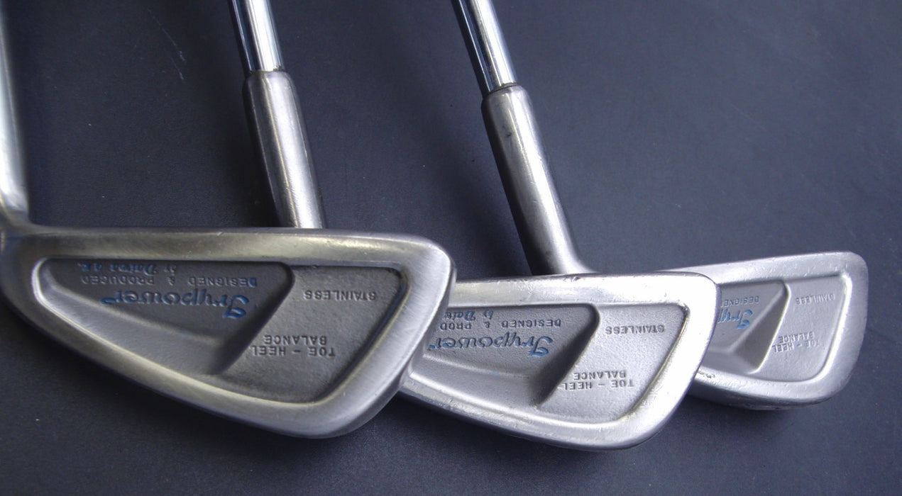 Set of 3x Daiwa Trypower 3+5&6 Irons Regular Steel Shafts with Grips