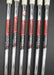 Set of 6x TaylorMade AeroBurner Irons 5-PW Stiff Steel Shafts With Grips