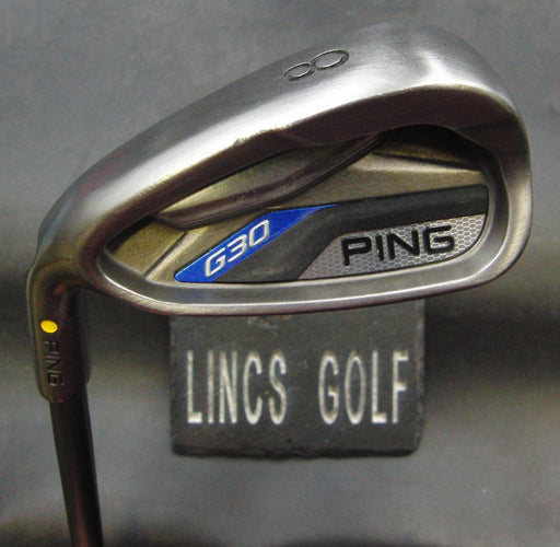 Left-Handed Ping G30 Yellow Dot 8 Iron Regular Graphite Shaft Ping Grip